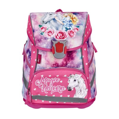 ABC123 Ергономична раница UNICORN, Еднорог, 831556, розова, многоцветна, за момиче 831556 ABC123 Ергономична раница UNICORN, Еднорог, 831556, розова, многоцветна, за момиче 831556