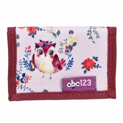 ABC123 Детско портмоне OWL, Сова, 831198, за момиче, многоцветно 831198 ABC123 Детско портмоне OWL, Сова, 831198, за момиче, многоцветно 831198