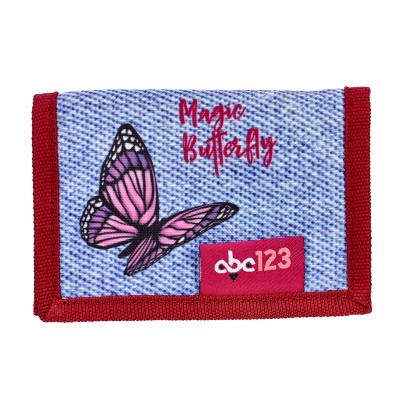 ABC123 Детско портмоне BUTTERFLY, Пеперуда, 831228 за момиче, синьо 831228 ABC123 Детско портмоне BUTTERFLY, Пеперуда, 831228 за момиче, синьо 831228