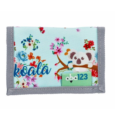 ABC123 Детско портмоне Koala, Коала, 831242 за момиче, светлосиньо 831242 ABC123 Детско портмоне Koala, Коала, 831242 за момиче, светлосиньо 831242