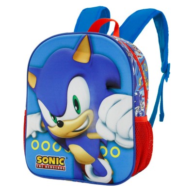 Karactermania детска 3D раница SONIC 02873, синя, за момче 02873