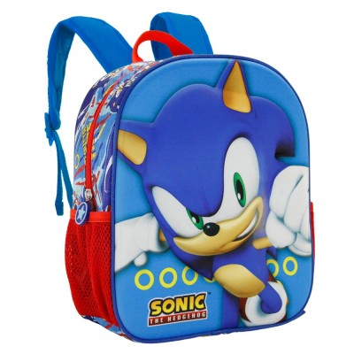 Karactermania детска 3D раница SONIC 02873, синя, за момче 02873 Karactermania детска 3D раница SONIC 02873, синя, за момче 02873