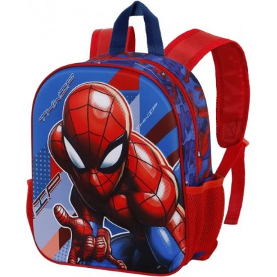 Karactermania Детска 3D раница SPIDERMAN Skew , Спайдър-  Мен, 04446, синьо и червено