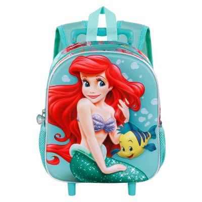 Karactermania детска 3D раница на колела, ARIEL Sea, 04817, момиче, синя, многоцветна 04817 Karactermania детска 3D раница на колела, ARIEL Sea, 04817, момиче, синя, многоцветна 04817