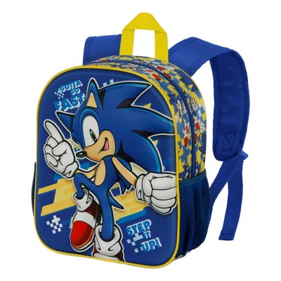 Karactermania детска 3D раница SONIC Step, 05608, синьо и жълто , за момче 05608 Karactermania детска 3D раница SONIC Step, 05608, синьо и жълто , за момче 05608
