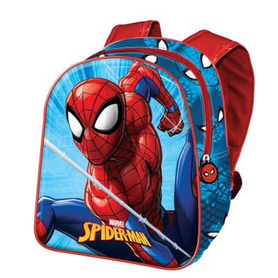 Karactermania Детска 3D раница SPIDERMAN Climb 3D Mini , Спайдър- Мен, 05817, светло синьо и червено 05817 Karactermania Детска 3D раница SPIDERMAN Climb 3D Mini , Спайдър- Мен, 05817, светло синьо и червено 05817