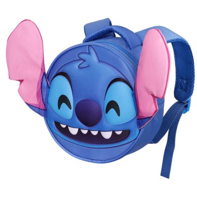 Karactermaia Детска 3D малка раница, STITCH Emoji, 06099 , синьо и розово 06099 Karactermaia Детска 3D малка раница, STITCH Emoji, 06099 , синьо и розово 06099