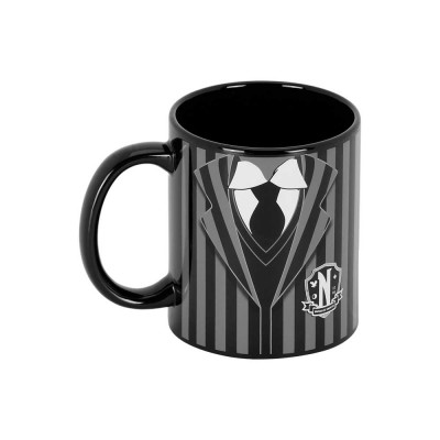 Karactermania Детска керамична чаша Wednesday Uniform, 06162, многоцветен Karactermania Детска керамична чаша Wednesday Uniform, 06162, многоцветен