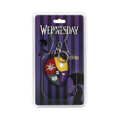 WEDNESDAY Crest ключодържател, 06174, универсален, многоцветен 06174 WEDNESDAY Crest ключодържател, 06174, универсален, многоцветен 06174