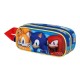 Karactermania несесер 3D, SONIC Trio с 2 отделения, 06445, момиче, розов, многоцветен 06445 Karactermania несесер 3D, SONIC Trio с 2 отделения, 06445, момиче, розов, многоцветен 06445