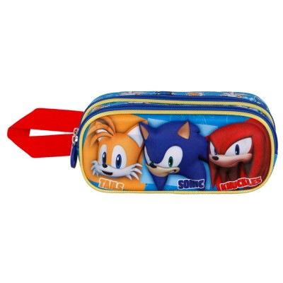 Karactermania несесер 3D, SONIC Trio с 2 отделения, 06445, момиче, розов, многоцветен 06445 Karactermania несесер 3D, SONIC Trio с 2 отделения, 06445, момиче, розов, многоцветен 06445