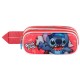 Karactermania 3D несесер с 2 отделения Lilo and Stitch Thing, 06488, момиче, червен