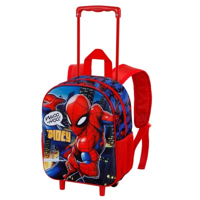 Karactermania Детска 3D раница на колела Spiderman Mighty, 06536, момче, многоцветен Karactermania Детска 3D раница на колела Spiderman Mighty, 06536, момче, многоцветен