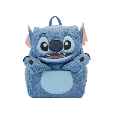 Loungefly детска плюш раница Lilo & Stitch, L WDBK3401, синя L WDBK3401 Loungefly детска плюш раница Lilo & Stitch, L WDBK3401, синя L WDBK3401