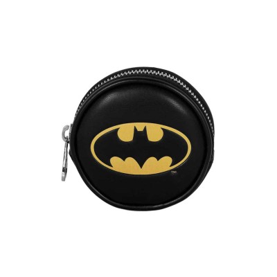 Karactermania Кръгло портмоне Batman Batsignal, 07205, момче, черен Karactermania Кръгло портмоне Batman Batsignal, 07205, момче, черен