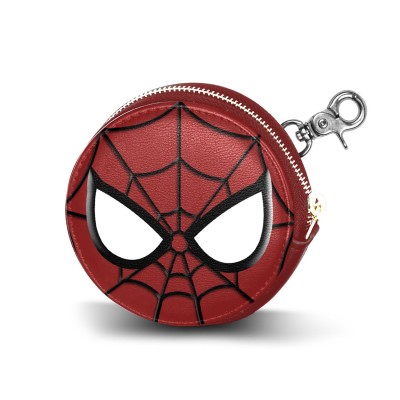 Karactermania Кръгло портмоне Spiderman Chibi, 07206, момче, червен Karactermania Кръгло портмоне Spiderman Chibi, 07206, момче, червен