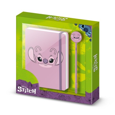Karactermania Kомплект таен дневник с химикалка Stitch Angel Face, 07808, момиче, розов Karactermania Kомплект таен дневник с химикалка Stitch Angel Face, 07808, момиче, розов