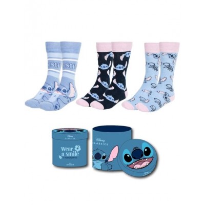 Чорапи 3 чифта в кутия Lilo and Stitch G 36-43, L 08445484436617, многоцветни L 08445484436617 Чорапи 3 чифта в кутия Lilo and Stitch G 36-43, L 08445484436617, многоцветни L 08445484436617