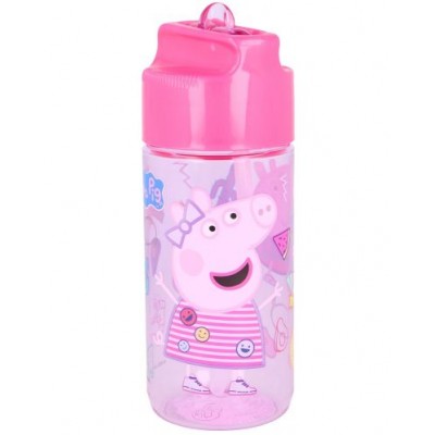 Детска бутилка тритан PEPPA PIG , 430 мл, 18936, момиче, розова, многоцветна 13936 Детска бутилка тритан PEPPA PIG , 430 мл, 18936, момиче, розова, многоцветна 13936