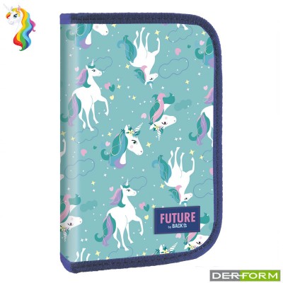 Ученически Несесер с 1 цип UNICORN DF 16, 75584, 21x12x4 75584 Ученически Несесер с 1 цип UNICORN DF 16, 75584, 21x12x4 75584
