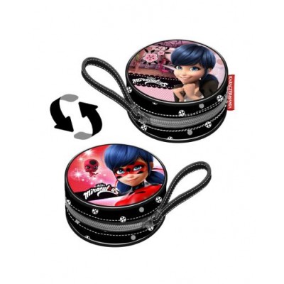 Karactermania, Двулицево кръгло портмоне, Ladybug, Лейди Калинка, 35705, многоцветно 35705 Karactermania, Двулицево кръгло портмоне, Ladybug, Лейди Калинка, 35705, многоцветно 35705