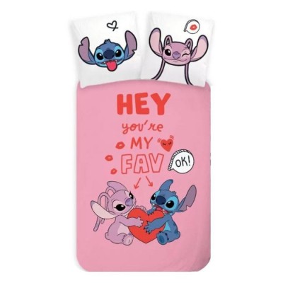 Детски спален комплект Stitch и Angel, U 1000948, момиче, двулицев, U 1000948