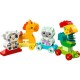 LEGO Детски Конструктор LEGO DUPLO Влак за животни, R 10412, 19 части, момиче и момче, многоцветен R 10412 LEGO Детски Конструктор LEGO DUPLO Влак за животни, R 10412, 19 части, момиче и момче, многоцветен R 10412