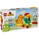 LEGO Детски Конструктор LEGO DUPLO Влак за животни, R 10412, 19 части, момиче и момче, многоцветен R 10412 LEGO Детски Конструктор LEGO DUPLO Влак за животни, R 10412, 19 части, момиче и момче, многоцветен R 10412