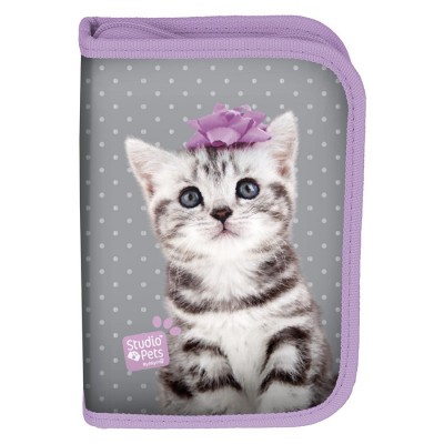 Несесер твърд, празен Paso Studio Pets, PTC-001BW, лилав, 19,5x13x3,5 PTC-001BW Несесер твърд, празен Paso Studio Pets, PTC-001BW, лилав, 19,5x13x3,5 PTC-001BW