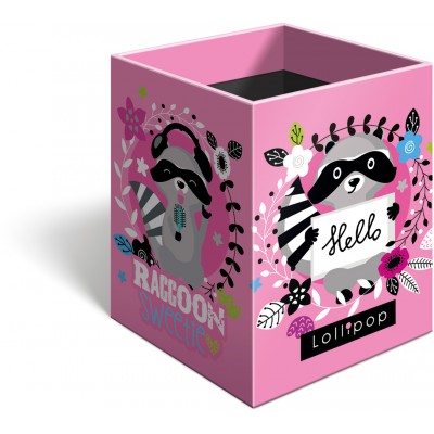 LizzyCard Моливник за бюро  LOLLIPOP RACCOON SWEETIE, 21853052, за момиче, розов, многоцветен 21853052