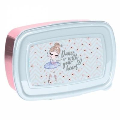 Paso Кутия за храна BALLERINA, Балерина, PP21BL-3022. 750мл, за момиче PP21BL-3022