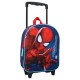 Vadobag Детска 3D раница на колела SPIDER-MAN  Friends Aroun Town, Спайдър-Мен, 200-2596, за момче, синьо и червено 200-2596
