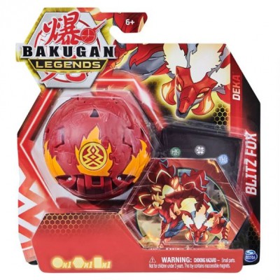 Spin Master Игрален комплект Bakugan Legends Deka, бакуган топче, картa и баку ядрo, R 6066095, момче, BLITZ FOX RED R 6066095 Spin Master Игрален комплект Bakugan Legends Deka, бакуган топче, картa и баку ядрo, R 6066095, момче, BLITZ FOX RED R 6066095