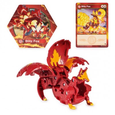 Spin Master Игрален комплект Bakugan Legends Deka, бакуган топче, картa и баку ядрo, R 6066095, момче, BLITZ FOX RED R 6066095 Spin Master Игрален комплект Bakugan Legends Deka, бакуган топче, картa и баку ядрo, R 6066095, момче, BLITZ FOX RED R 6066095