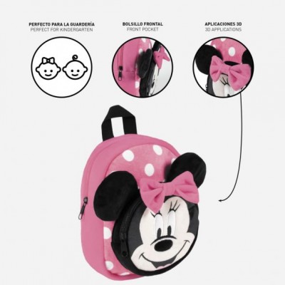Cerda Детска 3D раница, плюш Minnie Mous, Мини Маус, R 2100003385, за момиче, розова 2100003385 Cerda Детска 3D раница, плюш Minnie Mous, Мини Маус, R 2100003385, за момиче, розова 2100003385