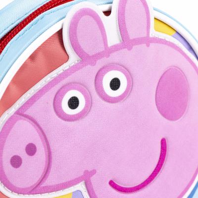 Cerda Детскa чантичка, кръгла 3D PEPPA PIG, Прасенцето Пепа, 2100004239, розова 2100004239