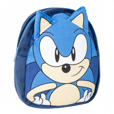 Cerda Детска мини плюшена раница 3D SONIC, 2100005065, Син 2100005065