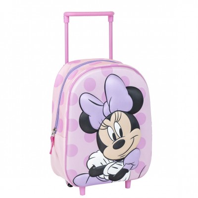 Cerda Детска 3D раница на колела Minnie, Т 2100005119, момиче, розова Cerda Детска 3D раница на колела Minnie, Т 2100005119, момиче, розова
