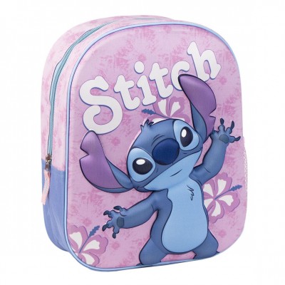 Cerda Детска раница 3D STITCH, Т 2100005351, момиче, розова, многоцветна