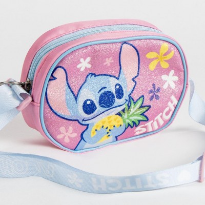 Cerda Детска овална чанта STITCH, Т 2100005671, момиче, розова, многоцветен