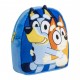 Cerda Детска мини плюшена раница 3D BLUEY and BINGO, Т 2100005831, Син