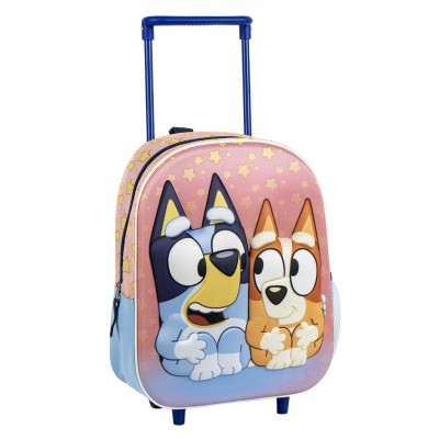 Cerda Детска 3D раница на колела BLUEY, Т 2100006187, момиче, многоцветна