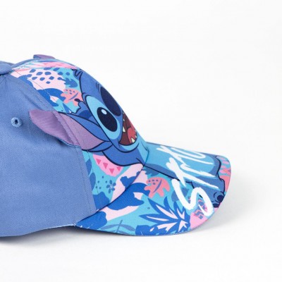 Cerda,  Детска 3D шапка с козирка, STITCH, 2200010131, синя, многоцветна