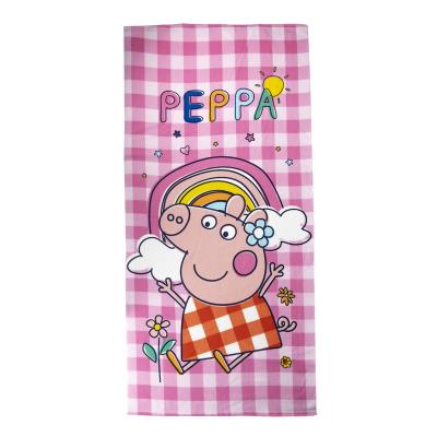 Cerda, PEPPA PIG детсски комплект шапка и плажна кърпа в сак, 2200010144, момиче, розов, многоцветен 2200010144 Cerda, PEPPA PIG детсски комплект шапка и плажна кърпа в сак, 2200010144, момиче, розов, многоцветен 2200010144
