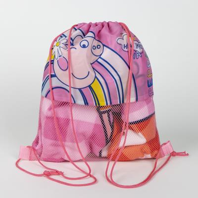 Cerda, PEPPA PIG детсски комплект шапка и плажна кърпа в сак, 2200010144, момиче, розов, многоцветен 2200010144 Cerda, PEPPA PIG детсски комплект шапка и плажна кърпа в сак, 2200010144, момиче, розов, многоцветен 2200010144