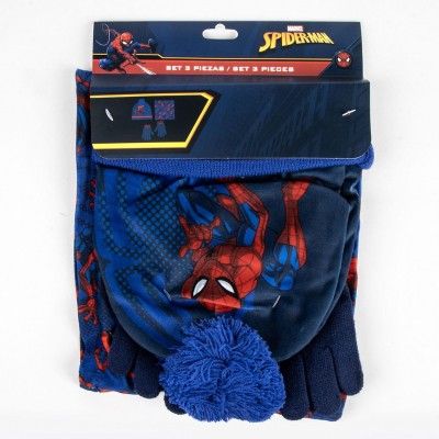SPIDERMAN комплект шапка, шал, ръкавици, 2200010255, момче, син, многоцветен Т 2200010255 SPIDERMAN комплект шапка, шал, ръкавици, 2200010255, момче, син, многоцветен Т 2200010255