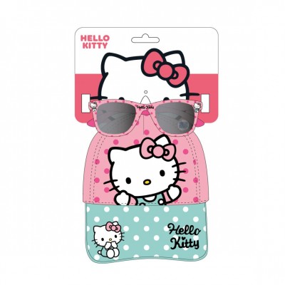 Cerda Комплект шапка и слънчеви очила Hello Kitty, 2200010468, момиче, розово, многоцветно Cerda Комплект шапка и слънчеви очила Hello Kitty, 2200010468, момиче, розово, многоцветно