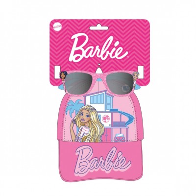 Cerda Комплект шапка и слънчеви очила Barbie, 2200010469, момиче, розово, многоцветно Cerda Комплект шапка и слънчеви очила Barbie, 2200010469, момиче, розово, многоцветно