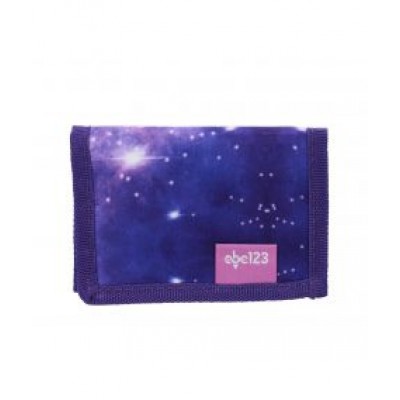 ABC123 Детско портмоне Purple Stars, 723775 за момиче, лилаво 723775 ABC123 Детско портмоне Purple Stars, 723775 за момиче, лилаво 723775