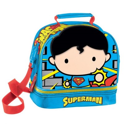 Термо чанта за храна Superman Chibby, U 246312, момче, многоцветна Термо чанта за храна Superman Chibby, U 246312, момче, многоцветна